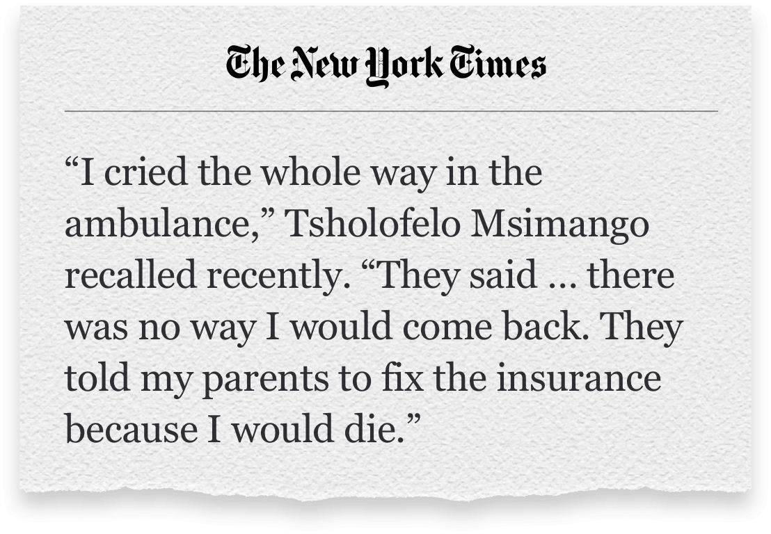 Tsholofelo Msimango news