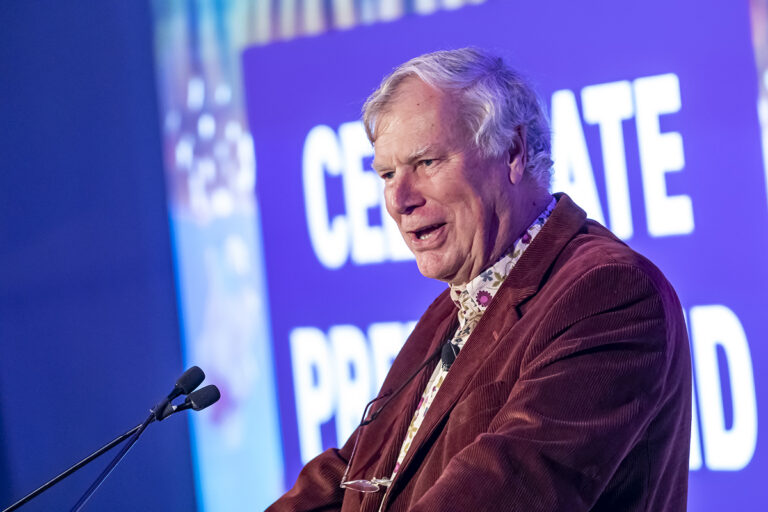 Bruce Carter, PhD, speaking at a TB Alliance event