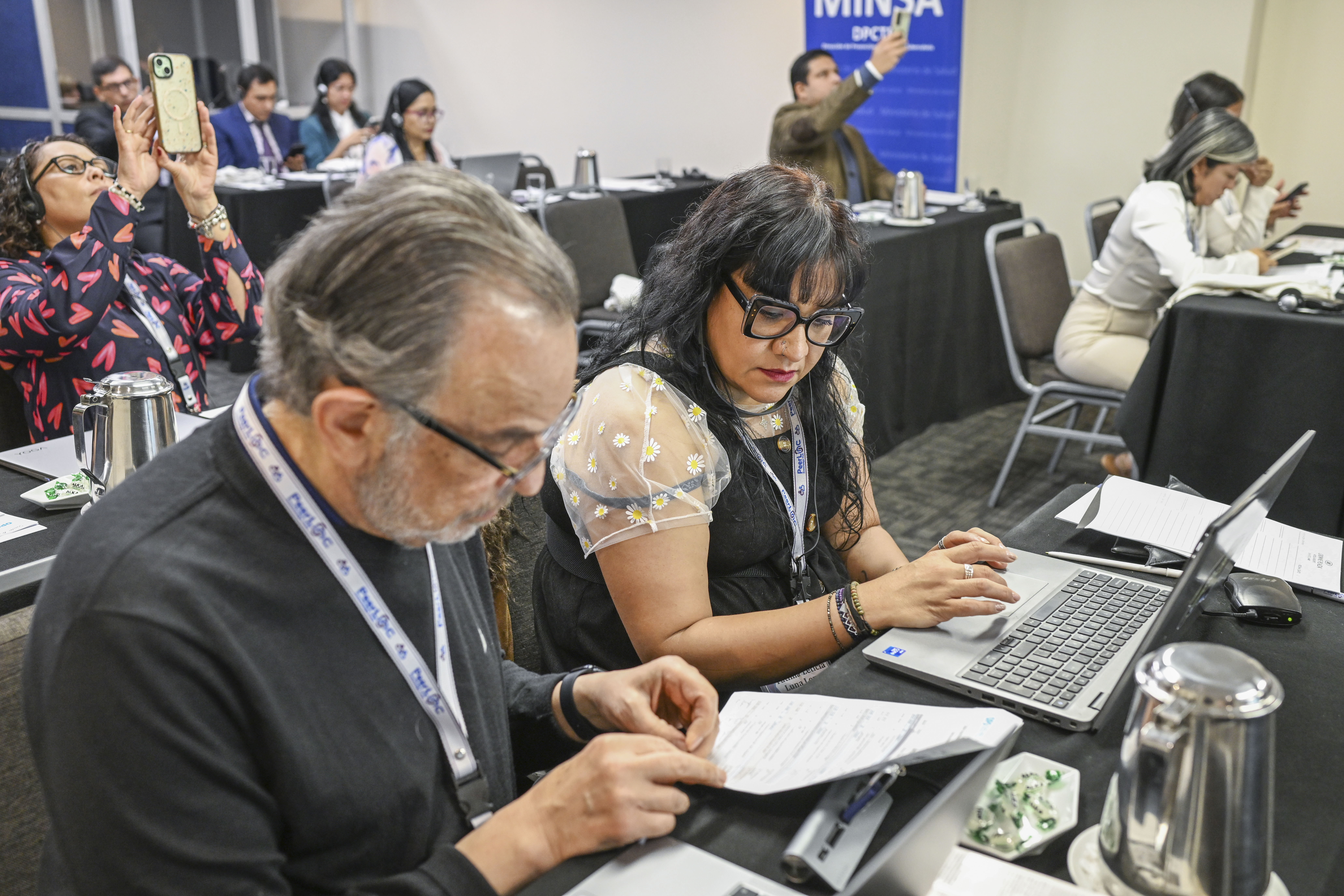 Specialists from Mexico take note at the Regional Workshop